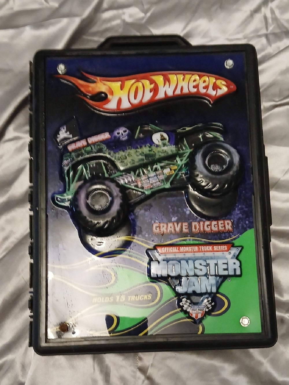 Hot Wheels Grave Digger Monster Jam Carrying Case - Green